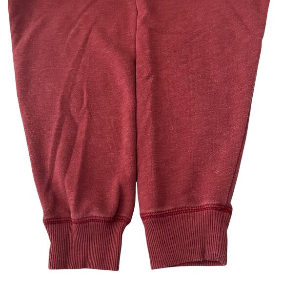 AMERICAN EAGLE LONG SLEEVE CREWNECK SWEATSHIRT, WOMENS, M, HEATHER CRANBERRY - Picture 8 of 11